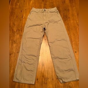 Uniqlo Wide Leg Straight Cropped Pants